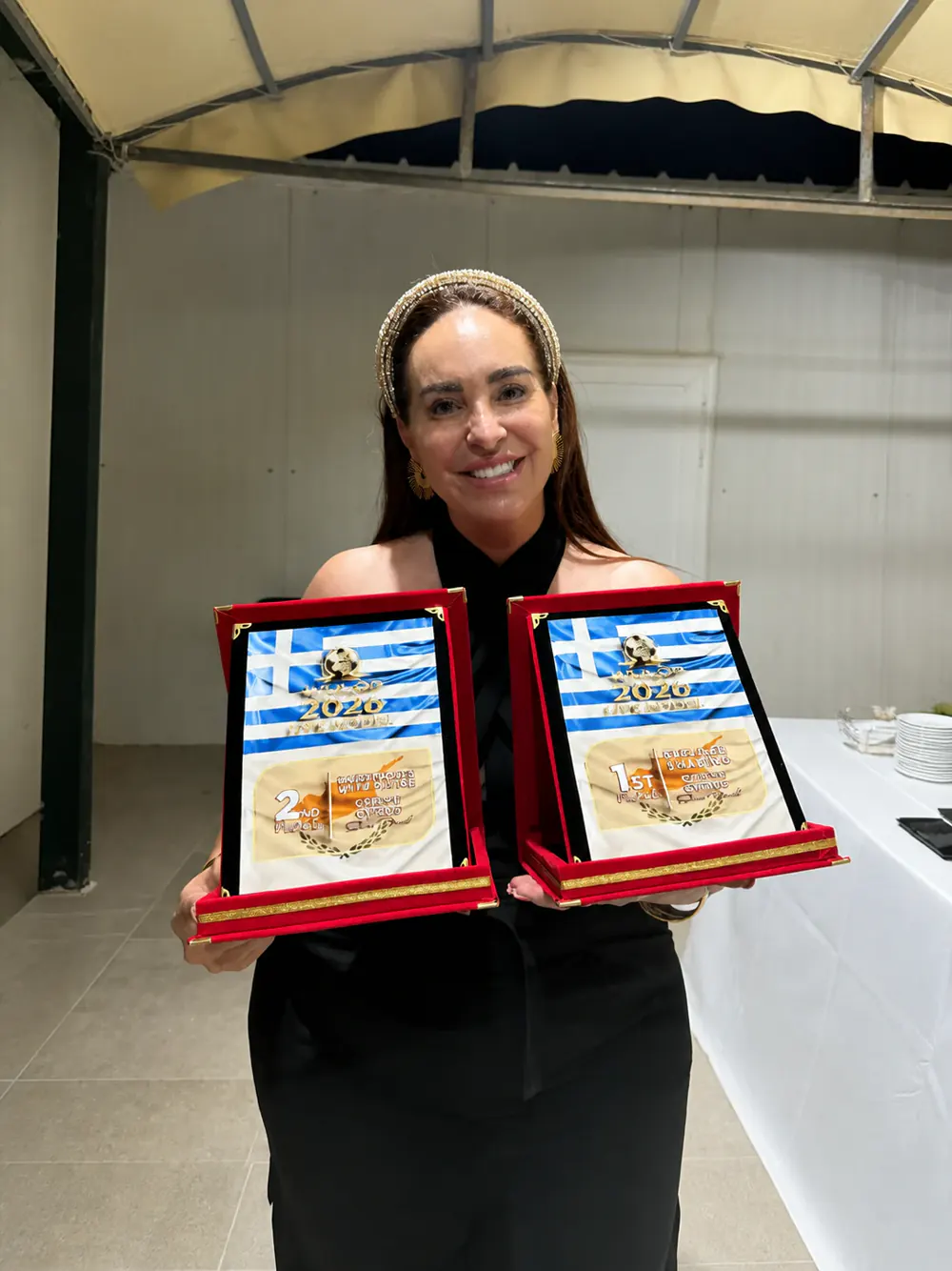 Premio recogido en Grecia